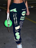 And Winter Explosion Of Women's Clothing 2025 New Printing Fashion Loose Waist Sports Leisure Harun Pants