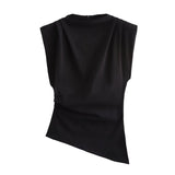 Homemade New Women's Fashion Classic Folded Decorative Pads On The Shoulder