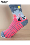 Pairs new Cute Women Japanese Hayao Miyazaki chinchilla socks Cartoon Animal Panda Print Ankle-High