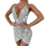 Toloer Dress Ebay New Women's Slip Dress Fashion Tight Sequins Sexy Dress