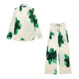 Summer Casual Printing Trouser Set New Women's Hanging