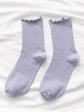 Ruffle Folds Socks-Outfit