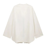 Summer New Women's Casual V-Neck Bow Tie And Suit Top Straight Trousers