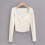 autumn women solid thin sweater long sleeve elegant office lady knitted jumper tops