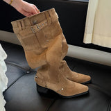 Boots Children Summer With Skirts Thin Velvet Boots Xinjiang Trousers Pile