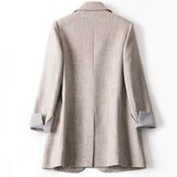 Red Blazer Tide Ms. Han Version 2025 New Spring And Autumn Loose Leisure Autumn Korean Blouse Small
