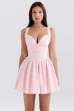 Sale Sexy Crumice Sling Skirt Deep V Short Dress Blue Corset Dress Dress Summer