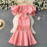 Kong Style Retro Open Skirt Winter With Sweater Medium Long Korean Temperament High-Waist Thin As Hips A