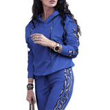 Autumn Wish Women's Clothing Hot Fashion Casual Sweatwear Lady Two Sets Of
