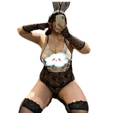 Sex Lingerie Tau Sex Dress Suit Seduction Big Bunny Lace Teasing Perspective Pajamas Passion