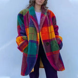 Autumn Women's Long-Sleeved Collared Jacket Prints The Long