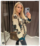 Knitted Cardigan Sweater V Neck Long Sleeve Winter Casual Oversize Women Sweater Gilet Femme Manche Longue Female 2022