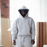 Casual Simple Couple Fashion Hoodie Sweatshirt Solid Color Loose