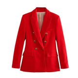 Winter 792025W0 Street Fashion New Temperament 25 Suit Jacket Women's