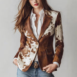 2025 New Fashion Style Commuting Three-Dimensional Flower Suit Coat Top