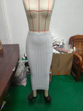 Toloer Spring / Summer 2024 Women's Hot Versatile Sexy Fashion Casual Home Vacation Beach Skirt Skirt-Outfit