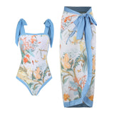 Toloer One-Piece Bikini Suit Women's Bikini Three-Piece