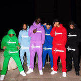 Shangchao Brand NOFS Letter Printed Sports Suit Men's Hip-Hop Street Loose Couple Suit-Outfit