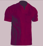Men's Fitness Plus-Size Sports T-Shirt Men's Elastic Cotton Pocket Short-Sleeved Summer V-Neck Polo