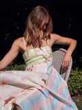 Toloer Years New Sling Graffiti Print Large Hem