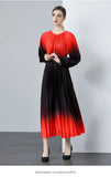 New Women's Dress Dress Oversized Dress Print 100 Folds T-Shirt With T-Shirt Holiday Casual