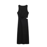 Homemade New Women's Clothing Classic Opening Design Fan Flute Dress