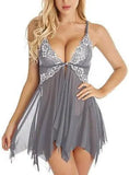 New Exploding Lace Lace Transparent Net Sonic Sonic Sonic Sling Dress
