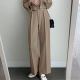 Toloer Suit Jacket Female 2024 Spring And Autumn Small Korean Fried Street New Version Of Casual Suit Jacket Female-Outfit