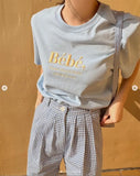 Toloer Korean Chic Summer New Embroidery Stereo Letter Casual Simple Age Reduction Round Collar Short Sleeve Versatile T-Shirt-Outfit