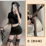 Night Vows Tithe Sex Lingerie Female Police SM Uniform Seduction Suit Passion Flirting Hot Bed Pajamas