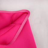 Deep V Bow High-Waisted Ass Party Big-Size Women's Dress