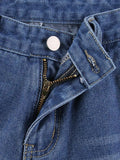 Vintage Washed Heart Print Jeans-Outfit