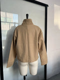 Spring And Autumn New Temperament Trend Collar Buckle Jacket Short