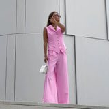 Fashion Casual Vest Trousers Suit Women's