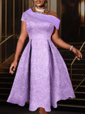 Africa's New Slanted Shoulder Dress Banquet Dinner Dress Dress Dress