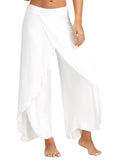 Waist Sports Fitness Yoga Wide Leg Color