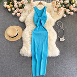 Women's Summer New Sexy Kinesith Heart-Scuttered Fashion Two-Pin Knitted