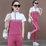 Women's tracksuit set pant suits two piece set women vetement femme 2022 Summer 2 piece set clothing women korean