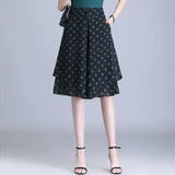 Clothing Fashion Elegant Chiffon Wide Leg for Women's Summer High Waisted Loose Worn Over Piece Pants Thin Shorts-Outfit