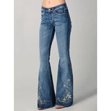 3D Digital Printing In Autumn And Winter 2025 Women's Fashion Thin Denim