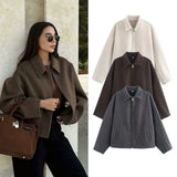 Women's 2025 Explosion Vintage Fashion Casual Long Sleeve Jacket