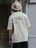 Men's Kitten Short Sleeve Tee-Outfit