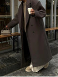 Autumn And Winter New Women's Temperament Commuted Korean Version Of The Long Coat Coat