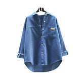 Wicked Long-Sleeved Shirt Women's Fashion Casual Korean Version Of The Long-Term Shirt