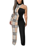Independent Station New Fashion Printed One-Sleeved One-Sleeved Women's Trousers From Stock-Outfit