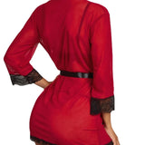 Style Sex Appeal Underwear Sexy Female Net Gauze Perspective Strap Nightdress Robe Generation Hair-Outfit