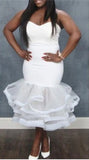 Formal Strapless Mermaid Party Dress 703-0-Outfit
