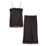 Women's Clothing 2025 Autumn And Winter New Street Fashion Temperament Mesh Stitching
