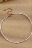 Elegant Faux Pearl Necklace-Outfit