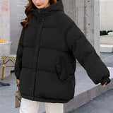Women Thicken Warm Parka Coat Loose Oversized Women's Winter Bread Coat Hooded Outwear Padded Woman Parkas
